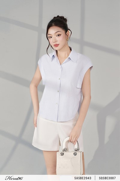 Hiển thị chi tiết cho Áo sơ mi nhún eo Ảnh của Áo sơ mi nhún eo